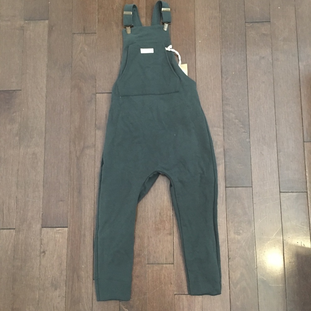 NWT Little Hedonist Boys Sweatshirt Overalls Sz 5